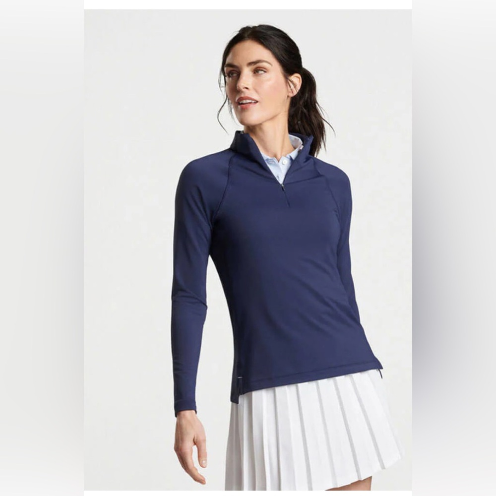 Peter Millar Women’s Raglan Sleeve Perth Layer Quarter-Zip Pullover Sweater